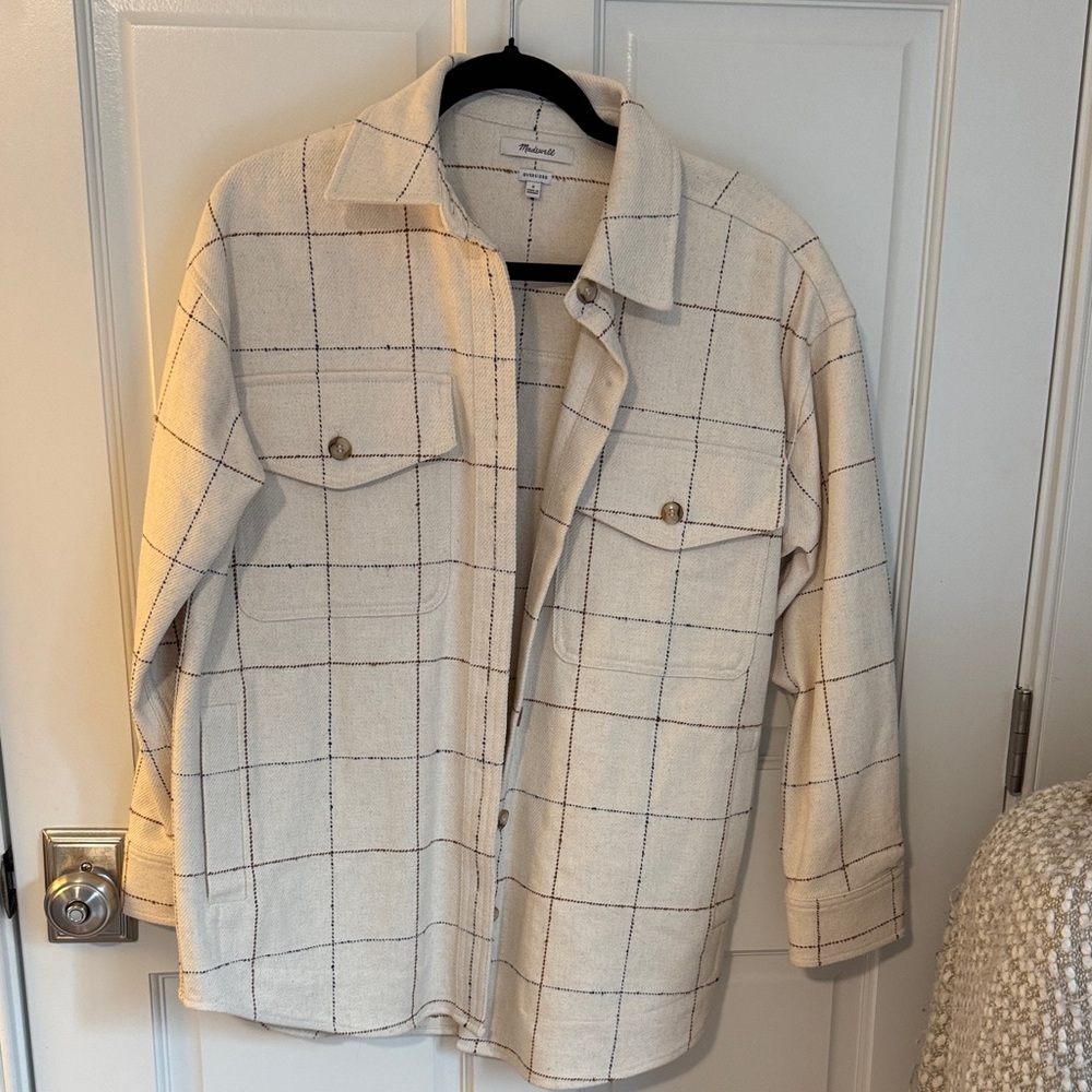 Madewell Beige Shacket
